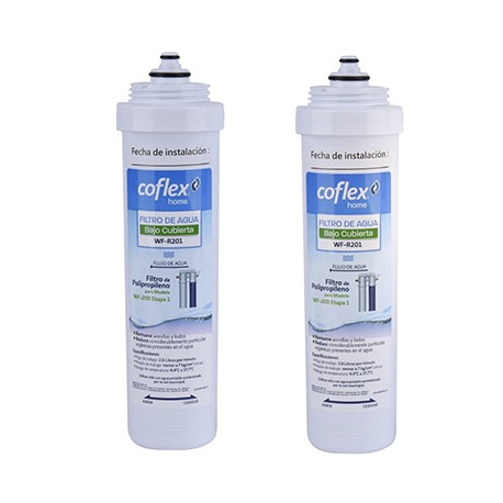 CARTUCHO PARA FILTRO DE AGUA BAJO CUBIERTA ETAPA 1 2.8 LITROS COFLEX-TodoenunSitio-COFLEX