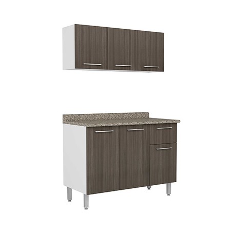 SET PARA COCINA SAO PAULO TOSCANA MDP BERTOLINI DE 120 X 60 X 194 CM-TodoenunSitio-BERTOLINI