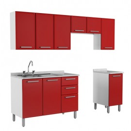 COCINA VERONA ACERO CARBONO BERTOLINI 2.40 M-TodoenunSitio-BERTOLINI