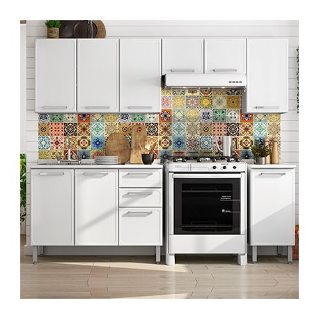 COCINA BERTOLINI VERONA 2.40 M BLANCA-TodoenunSitio-BERTOLINI