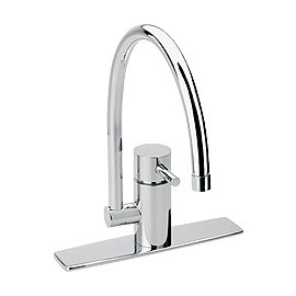 MEZCLADORA MONOMANDO DE COCINA CROMO-TodoenunSitio-HELVEX