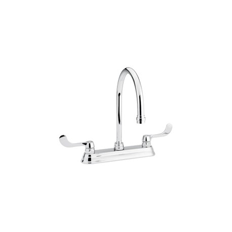 MEZCLADORA COCINA FLAMINGO CROMO-TodoenunSitio-HELVEX