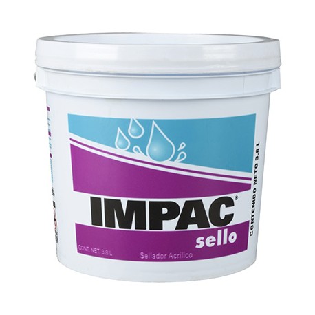 SELLADOR ACRÍLICO IMPAC SELLO 3.8 L-TodoenunSitio-IMPAC