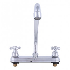 LLAVE MEZCLADORA PARA FREGADERO DE 8 PULGADAS BRILLANTE RUGO-TodoenunSitio-RUGO