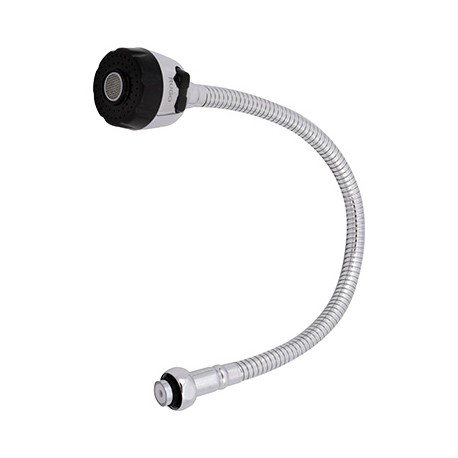 PICO FLEXIBLE PARA MEZCLADORA DE FREGADERO 53.34 X 5.3 X 5.3 CM CROMADO RUGO-TodoenunSitio-RUGO