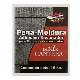 ADHESIVO RESANADOR PEGA MOLDURA ESTILO CANTERA GRIS CLARO DE 10 KG-TodoenunSitio-INDUSTRIAL V&A