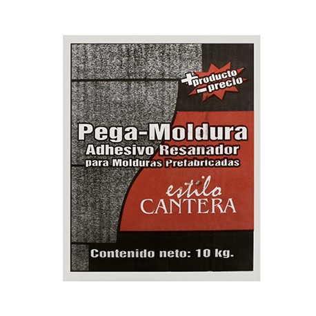 ADHESIVO RESANADOR PEGA MOLDURA ESTILO CANTERA GRIS CLARO DE 10 KG-TodoenunSitio-INDUSTRIAL V&A