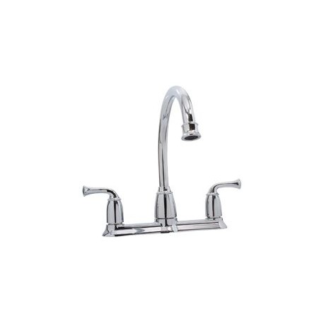 MEZCLADORA DE DOS MANERALES PARA COCINA BANBURY CROMO-TodoenunSitio-MOEN