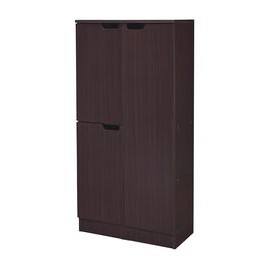 ALACENA CHOCOLATE 3 PUERTAS Y 3 ENTREPAÑERAS 121.5 x 60 x 29.6 CM-TodoenunSitio-RAMPE