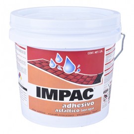 ADHESIVO ASFÁLTICO BASE AGUA IMPACT DE 3.8 LITROS-TodoenunSitio-IMPAC