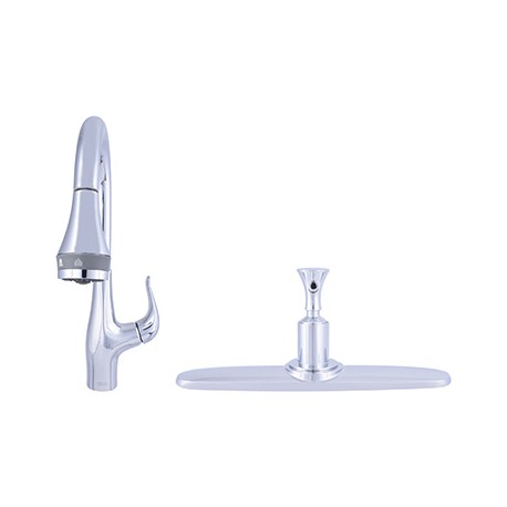 MEZCLADORA RETRÁCTIL XIMENA 16 PULGADAS BRILLANTE AMERICAN STANDARD-TodoenunSitio-AMERICAN STANDARD