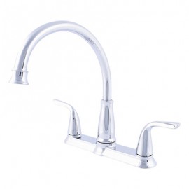 LLAVE MEZCLADORA PARA COCINA CON DOS MANERALES DE 8 PULGADAS BRILLANTE MOEN-TodoenunSitio-MOEN