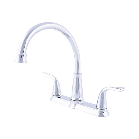 LLAVE MEZCLADORA PARA COCINA CON DOS MANERALES DE 8 PULGADAS BRILLANTE MOEN-TodoenunSitio-MOEN