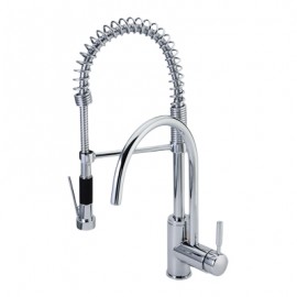 MEZCLADORA MONOMANDO DE COCINA DOBLE SALIDA-TodoenunSitio-HELVEX