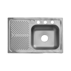 FREGADERO 80X52 CM ESCURRIDOR IZQUIERDO-TodoenunSitio-EB