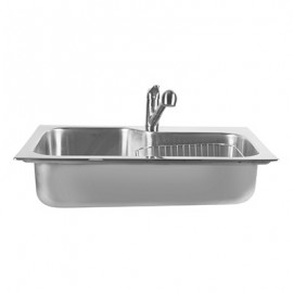 FREGADERO DE ACERO INOXIDABLE TEKAWAY DE 84 X 56 CM-TodoenunSitio-TEKA