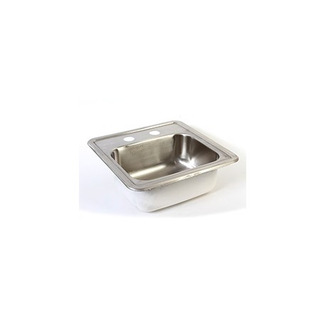 TARJA SENCILLA INOX. 15""X15""X5 1/2"""-TodoenunSitio-
