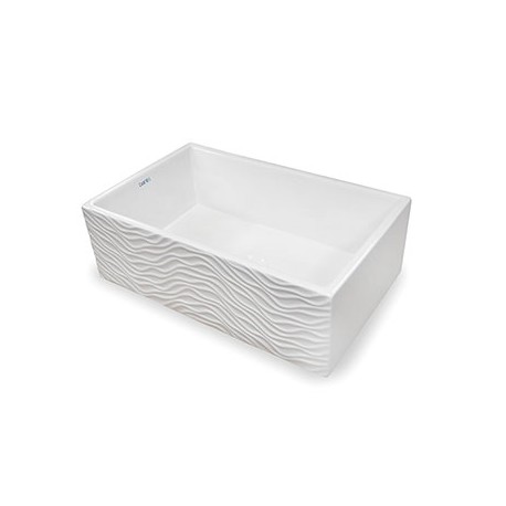 TARJA BLANCA 76.2 X 48.2 X 25.4 CM 1 TINA CERÁMICA-TodoenunSitio-