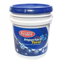 IMPERMEABILIZANTE FESTER IMPERFÁCIL TOTAL 4 AÑOS BLANCO 19L-TodoenunSitio-FESTER