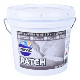 CEMENTO ACRÍLICO IMPAC PATCH BLANCO 3.8 L-TodoenunSitio-IMPAC