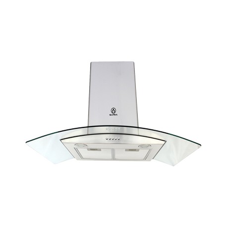 CAMPANA SUPRA 90CM CRISTAL C INOX-TodoenunSitio-SUPRA