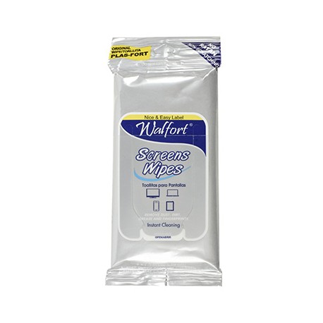 TOALLITAS HÚMEDAS PARA PANTALLAS 10 PIEZAS-TodoenunSitio-WALFORT