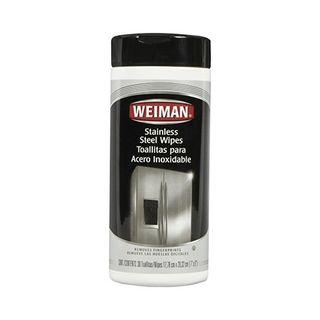 TOALLITAS PARA ACERO INOXIDABLE BLANCO 30 PIEZAS-TodoenunSitio-WEIMAN