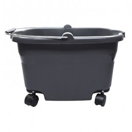 CUBETA CON RUEDAS GRIS DE 18.9 L-TodoenunSitio-