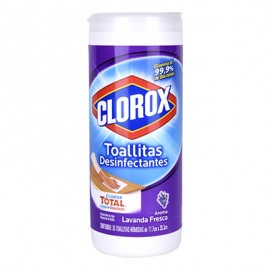 TOALLITAS DESINFECTANTES AROMA LAVANDA FRESCA 35 PIEZAS-TodoenunSitio-CLOROX