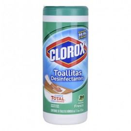 TOALLAS DESINFECTANTES AROMA FRESCO 35 PIEZAS-TodoenunSitio-CLOROX