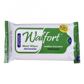 TOALLITAS HÚMEDAS ANTIBACTERIAL 12 PIEZAS-TodoenunSitio-WALFORT