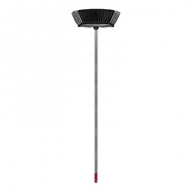 ESCOBA PARA PISOS FINOS DE PLÁSTICO GRIS OSCURO-TodoenunSitio-REYNERA