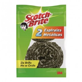 FIBRA ESPIRAL METALICO 2 PIEZAS-TodoenunSitio-SCOTCH BRITE