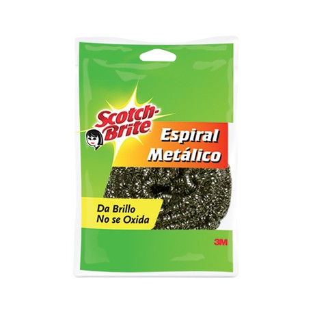FIBRA ESPIRAL METÁLICO ONE PACK SCOTCH BRITE-TodoenunSitio-SCOTCH BRITE