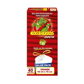 BOLSAS DE BASURA GRANDES CON 40 PIEZAS-TodoenunSitio-