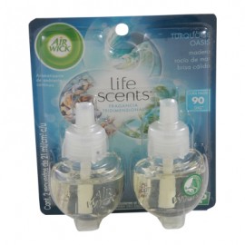 AIR WICK ELECTRICO 2PK TURQ OAS 21ML-TodoenunSitio-AIR WICK