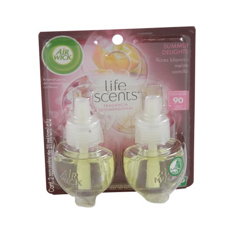 AIR WICK ELECTR 2PK DELICIAS VERANO 21ML-TodoenunSitio-AIR WICK