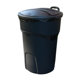 BOTE DE BASURA CON TAPA Y RUEDAS PARA EXTERIOR 121 L NEGRO-TodoenunSitio-RUBBERMAID