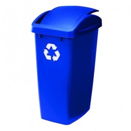 BOTE DE BASURA PARA INTERIOR 47 L AZUL-TodoenunSitio-RUBBERMAID