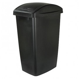BOTE DE BASURA PARA INTERIOR 47 L NEGRO-TodoenunSitio-RUBBERMAID