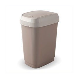 BOTE DE BASURA DUAL CON TAPA OSCILANTE 50 L ARENA-TodoenunSitio-KIS