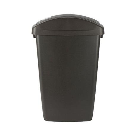 CONTENEDOR DE RECICLAJE DE 47 L GRIS OSCURO-TodoenunSitio-RUBBERMAID