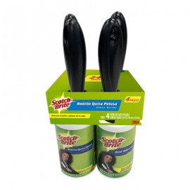 RODILLO QUITAPELUSAS 60 HOJAS 4 PACK SCOTCH BRITE-TodoenunSitio-SCOTCH BRITE
