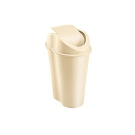 BOTE DE BASURA DE 50 L BEIGE-TodoenunSitio-RIMAX