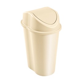 BOTE DE BASURA DE 25 L BEIGE-TodoenunSitio-RIMAX