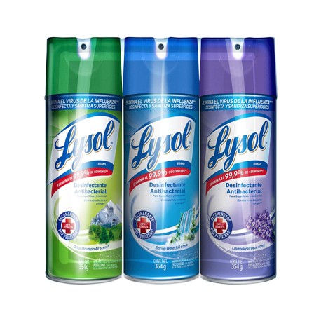 AEROSOL LYSOL DESINFECTANTE 354 G 3 PIEZAS-TodoenunSitio-LYSOL