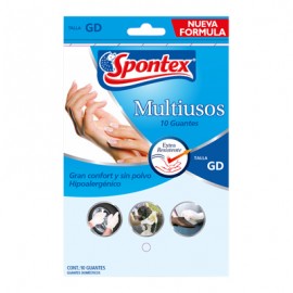 GUANTE SPONTEX MULTIUSOS C/10 GD-TodoenunSitio-SPONTEX