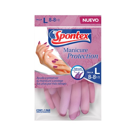 GUANTES MANICURE GRANDE-TodoenunSitio-SPONTEX