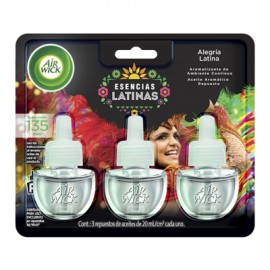 AIRWICK ELECTRICO AEGRIA LATINA 3 PIEZAS 21ML-TodoenunSitio-AIR WICK