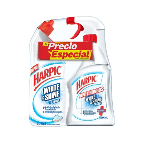 HARPIC WHITE N SHINE 2PACK-TodoenunSitio-HARPIC